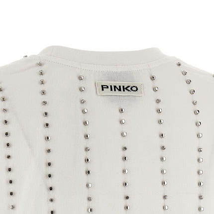 PINKO White Cotton T-Shirt