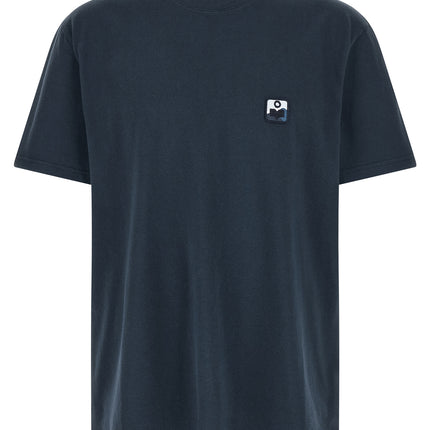 MARANT Blue Cotton T-Shirt