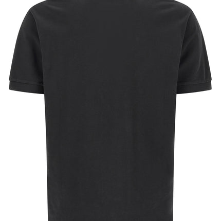 MARANT Black Cotton Polo Shirt
