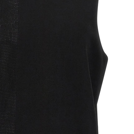 Y-3 Black Rayon Sleeveless Jacket
