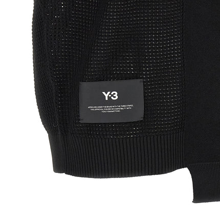 Y-3 Black Rayon Sleeveless Jacket