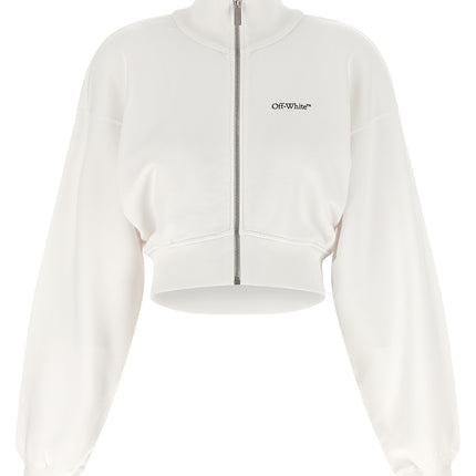 Off-White White Cotton Sweatshirt