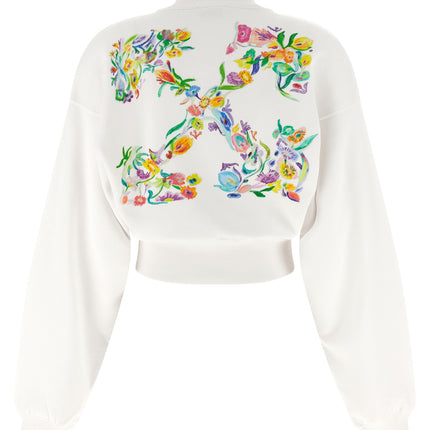 Off-White White Cotton Sweatshirt