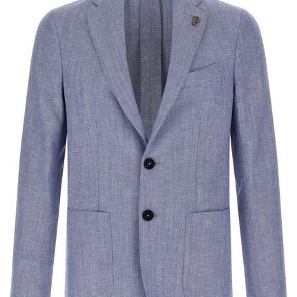 Pal Zileri Blue Wool Blazer