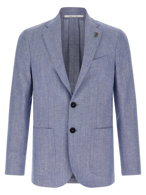 Pal Zileri Blue Wool Blazer