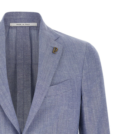 Pal Zileri Blue Wool Blazer