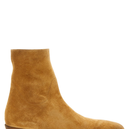 Marsell Beige Calfskin Ankle Boots