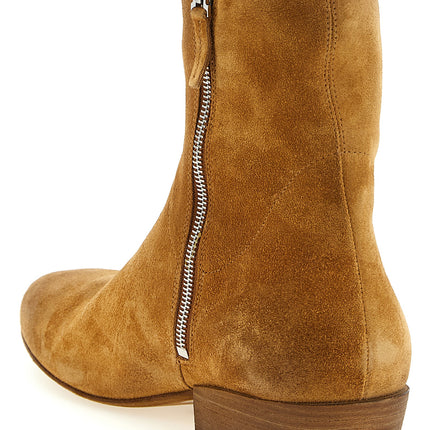 Marsell Beige Calfskin Ankle Boots