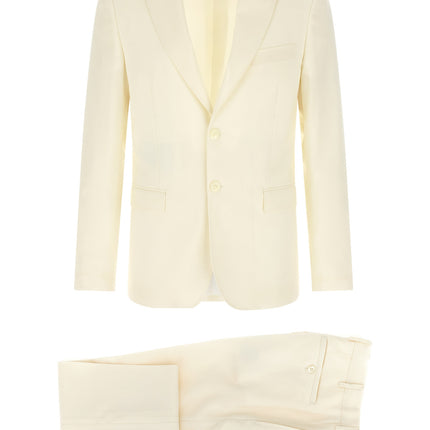 Pal Zileri White Wool Two-Piece Suit
