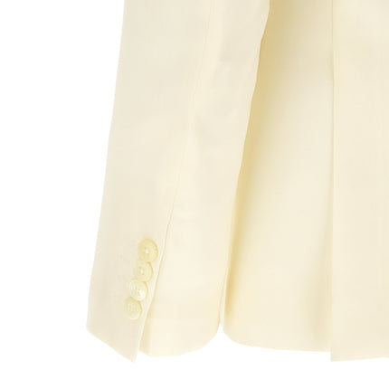 Pal Zileri White Wool Two-Piece Suit