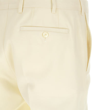 Pal Zileri White Wool Two-Piece Suit