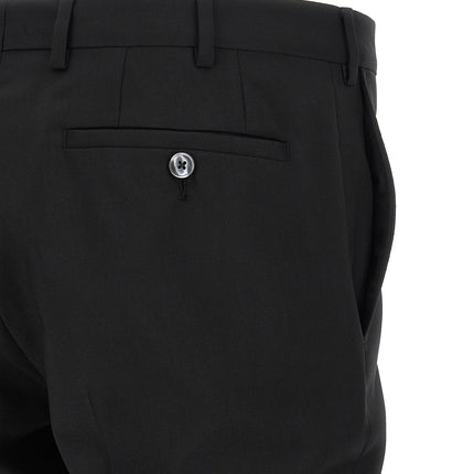 Pal Zileri Black Wool Two-Piece Suit
