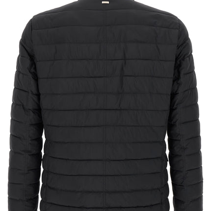 Herno Blue Polyamide Full-Length Jacket