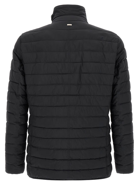 Herno Blue Polyamide Full-Length Jacket