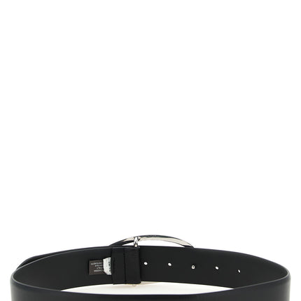 Diesel Black Leather Regular Belt