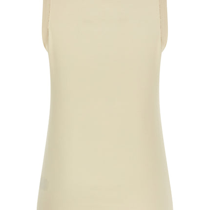 Fabiana Filippi Beige Cotton Tank Tops