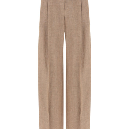 Brunello Cucinelli Multicolor Linen Flared Pants