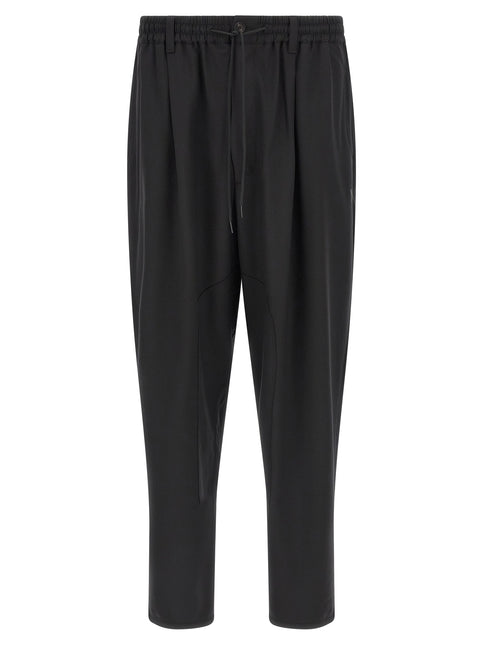 Y-3 Black Polyester Casual Pants