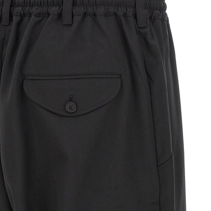 Y-3 Black Polyester Casual Pants