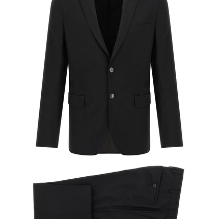 Pal Zileri Black Wool Two-Piece Suit