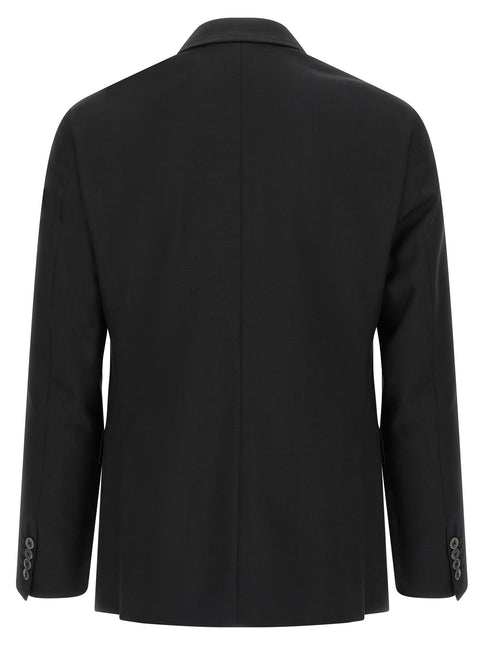 Pal Zileri Black Wool Two-Piece Suit