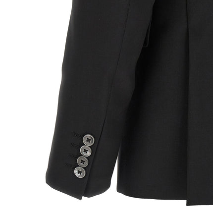 Pal Zileri Black Wool Two-Piece Suit