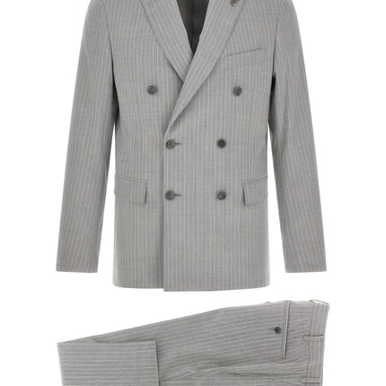 Pal Zileri Gray Polyester Two-Piece Suit