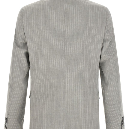 Pal Zileri Gray Polyester Two-Piece Suit