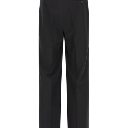 MM6 Maison Margiela Black Polyester Casual Pants