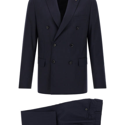 Pal Zileri Blue Wool Two-Piece Suit