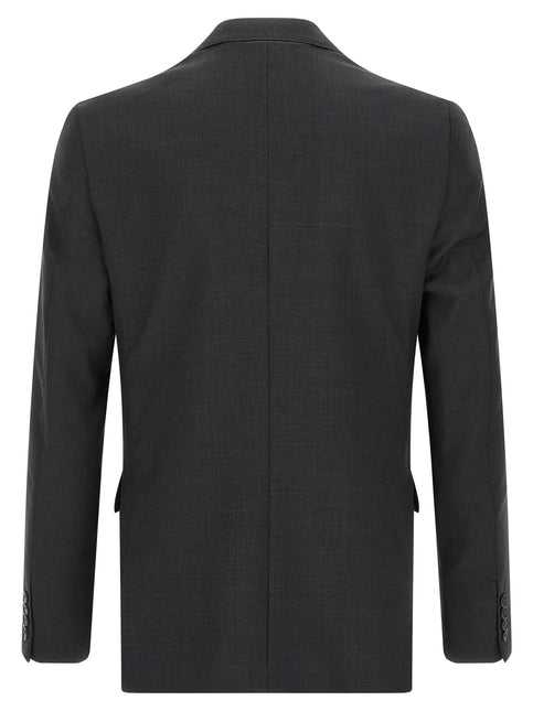 Pal Zileri Gray Viscose Two-Piece Suit