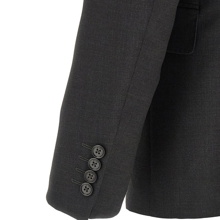 Pal Zileri Gray Viscose Two-Piece Suit