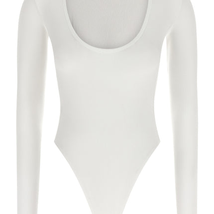 Diesel White Viscose Bodysuit