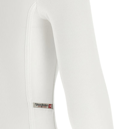 Diesel White Viscose Bodysuit