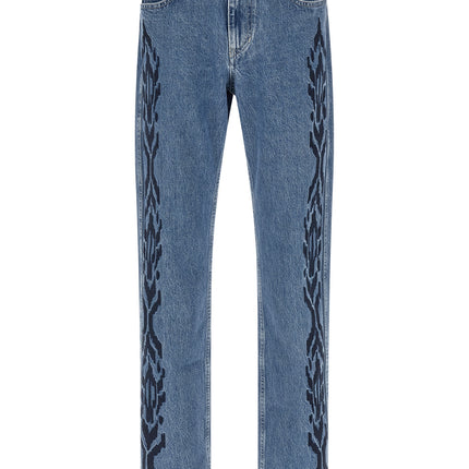 MARANT Blue Cotton Straight-Leg Jeans