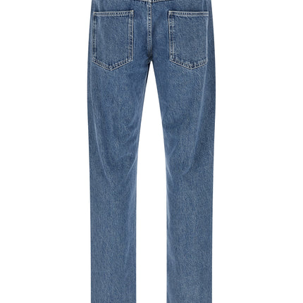 MARANT Blue Cotton Straight-Leg Jeans
