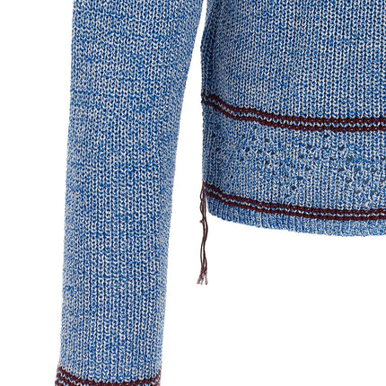 Marni Blue Cotton Cardigan