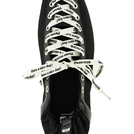 Ganni Black Polyamide Ballet Flats