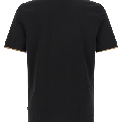 Hugo Boss Black Cotton Polo Shirt