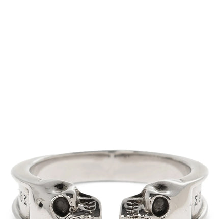 Alexander McQueen Silver Stainless Steel Ring