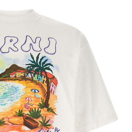 Marni White Cotton T-Shirt