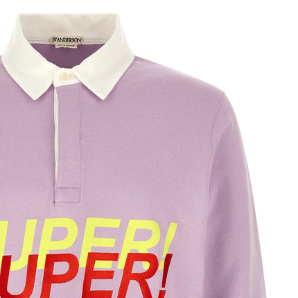 J.W.Anderson Purple Cotton Polo Shirt