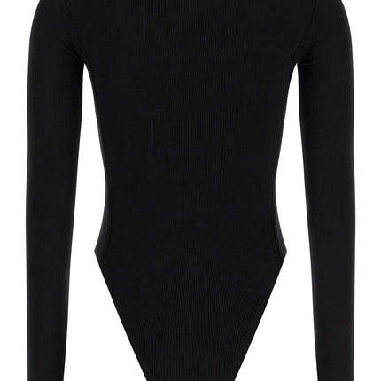 Diesel Black Viscose Bodysuit