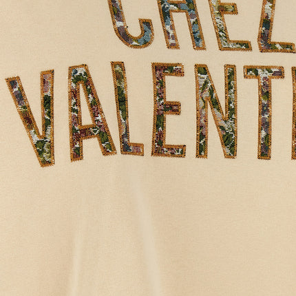 Valentino Garavani Beige Cotton T-Shirt