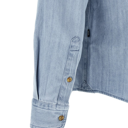 Hugo Boss Blue Cotton Blouse