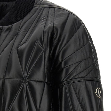 Rick Owens Black Lamb Leather Leather Jacket