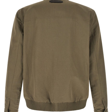 Brioni Bicolor Linen Full-Length Jacket