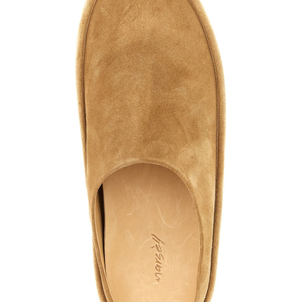Marsell Beige Calfskin Mules