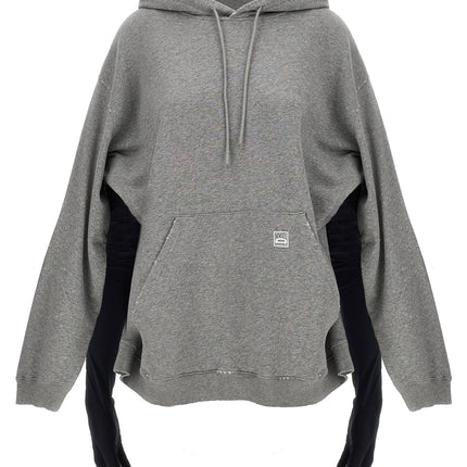 MM6 Maison Margiela Gray Cotton Short Dress