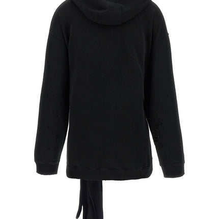 MM6 Maison Margiela Black Cotton Short Dress